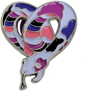 GENDER FLUID PRIDE PIN LOGO