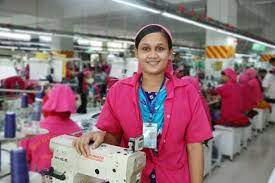 A HAPPY GARMENT WORKER