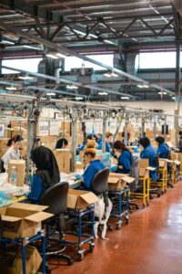 GARMENT WORKERS AT WORK