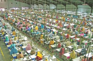 INSIDE A BANGLADESH GARMENTS FACTORY.