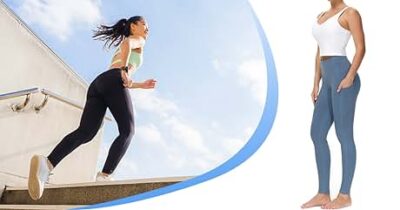 Thick High Waist  Running Yoga Leggings with Pockets for Women